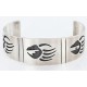 Certified Authentic Navajo Bear Paw .925 Sterling Silver Sterling Silver Native American Bracelet 371004246677