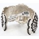 Certified Authentic Navajo Carved .925 Sterling Silver Signed MT Native American Bracelet 371045853504