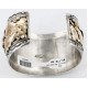 Certified Authentic Navajo Carved EAGLE .925 Sterling Silver and 12kt Gold Filled Native American Bracelet 390822304755 Certified Authentic Navajo Carved EAGLE .925 Sterling Silver and 12kt Gold Filled Native American Bracelet 390822304755