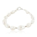 Certified Authentic Navajo Cultured Mother of Pearl Native American Bracelet 12945-1