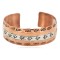 Certified Authentic Navajo Feather Arrow head .925 Sterling Silver Handmade Native American Pure Copper Bracelet 92012