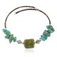 Certified Authentic Navajo Gaspeite Heishi Native American Adjustable Wrap Bracelet 13151-54