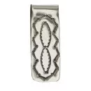 Navajo Handmade Nickel Money Clip 10534-4
