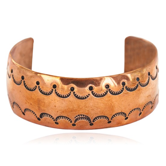 Certified Authentic Navajo Handmade Native American Pure Copper Bracelet 12700-1 Certified Authentic Navajo Handmade Native American Pure Copper Bracelet 12700-1