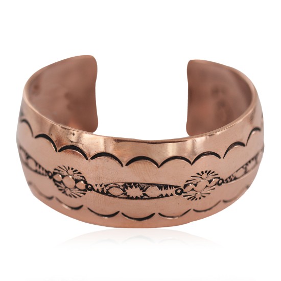 Certified Authentic Navajo Handmade Native American Pure Copper Bracelet 13125-1 Certified Authentic Navajo Handmade Native American Pure Copper Bracelet 13125-1