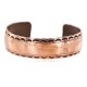 Certified Authentic Navajo Handmade Native American Pure Copper Bracelet 92007-1