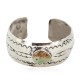 Certified Authentic Navajo Handmade Natural Turquoise Native American Nickel Bracelet 13082-2 Certified Authentic Navajo Handmade Natural Turquoise Native American Nickel Bracelet 13082-2