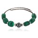 Certified Authentic Navajo Heishi Hematite Malachite Native American Adjustable Wrap Bracelet 13166-1 Certified Authentic Navajo Heishi Hematite Malachite Native American Adjustable Wrap Bracelet 13166-1