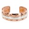 Certified Authentic Navajo Horse .925 Sterling Silver Handmade Native American Pure Copper Bracelet 92005-12