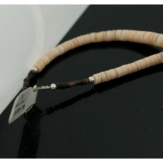 Certified Authentic Navajo Native .925 Sterling Silver Graduated Heishi, Turquoise Native American Necklace 370801534295 Certified Authentic Navajo Native .925 Sterling Silver Graduated Heishi, Turquoise Native American Necklace 370801534295