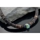Certified Authentic Navajo Native .925 Sterling Silver Graduated Heishi Turquoise Native American Necklace 390578017473