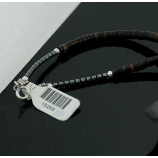 Certified Authentic Navajo Native .925 Sterling Silver Graduated Heishi Turquoise Native American Necklace 390578017473