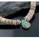 Certified Authentic Navajo Native .925 Sterling Silver Graduated Melon Shell and Turquoise DROP Native American Necklace 390597267006 Certified Authentic Navajo Native .925 Sterling Silver Graduated Melon Shell and Turquoise DROP Native American Necklace 390597267006