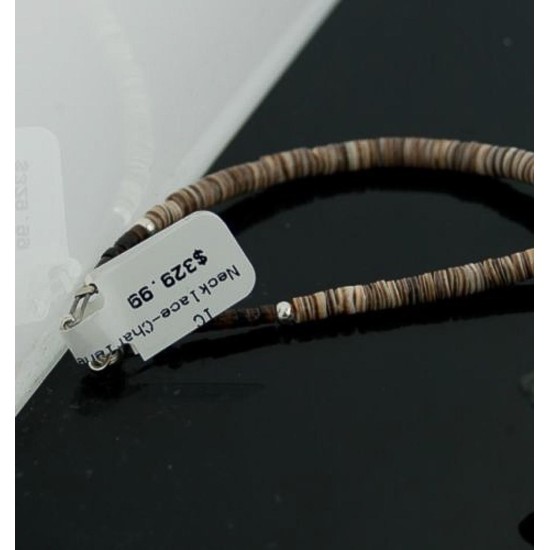 Certified Authentic Navajo Native .925 Sterling Silver Graduated Melon Shell and Turquoise DROP Native American Necklace 390597267006 Certified Authentic Navajo Native .925 Sterling Silver Graduated Melon Shell and Turquoise DROP Native American Necklace 390597267006
