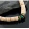 Navajo Native .925 Sterling Silver Graduated Melon Shell and Turquoise Native American Necklace 370787055087 Navajo Native .925 Sterling Silver Graduated Melon Shell and Turquoise Native American Necklace 370787055087