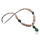 Certified Authentic Navajo Native .925 Sterling Silver Graduated Melon Shell and Turquoise Native American Necklace 390617925292