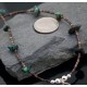 Certified Authentic Navajo Native .925 Sterling Silver Natural Turquoise DROP Native American Necklace 15388-40 Certified Authentic Navajo Native .925 Sterling Silver Natural Turquoise DROP Native American Necklace 15388-40