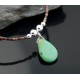 Certified Authentic Navajo Native .925 Sterling Silver Natural Turquoise DROP Native American Necklace 390607057219