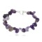Certified Authentic Navajo Natural Amethyst Native American Bracelet 12921-4