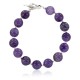 Certified Authentic Navajo Natural Amethyst Native American Bracelet 13045 Certified Authentic Navajo Natural Amethyst Native American Bracelet 13045