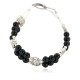 Certified Authentic Navajo Natural Black Onyx Native American Bracelet 1301-4 Certified Authentic Navajo Natural Black Onyx Native American Bracelet 1301-4