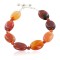Certified Authentic Navajo Natural Carnelian Native American Bracelet 12884-4