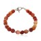 Certified Authentic Navajo Natural Carnelian Native American Bracelet 12920-2