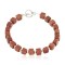 Certified Authentic Navajo Natural Goldstone Native American Bracelet 12884-1