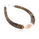 Certified Authentic Navajo Natural Graduated Melon Shell Native American Bracelet 12742-2 Certified Authentic Navajo Natural Graduated Melon Shell Native American Bracelet 12742-2