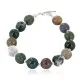 Navajo Natural Green Jasper Native American Bracelet 12888-2 Navajo Natural Green Jasper Native American Bracelet 12888-2