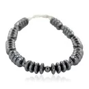 Navajo Natural Hematite Native American Bracelet 12945-3