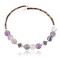 Certified Authentic Navajo Natural Hematite Purple Quartz Heishi Adjustable Wrap Native American Bracelet 13049-1