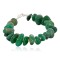 Certified Authentic Navajo Natural Jade Native American Bracelet 12945-6