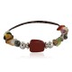 Certified Authentic Navajo Natural Jasper Quartz Heishi Multicolor Native American Adjustable Wrap Bracelet 13133