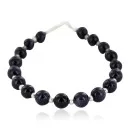 Navajo Natural Purple Goldstone Bracelet 12945-5