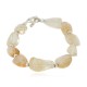 Certified Authentic Navajo Natural Quartz Native American Bracelet 12921-6
