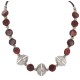 Certified Authentic Navajo Natural Red Jasper Native American Necklace 750213-5