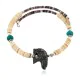 Navajo Natural Turquoise Heishi Jasper Native American Adjustable Wrap Bracelet 13135-2 Navajo Natural Turquoise Heishi Jasper Native American Adjustable Wrap Bracelet 13135-2