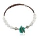 Certified Authentic Navajo Natural Turquoise Heishi Native American Adjustable Wrap Bracelet 13151-63