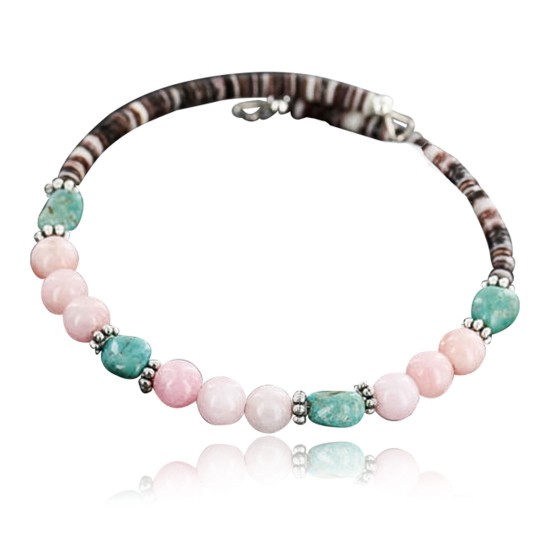 Certified Authentic Navajo Navajo Turquoise and QUARTZ Native American WRAP Bracelet 371060868664