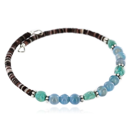 Certified Authentic Navajo Navajo Turquoise Native American WRAP Bracelet 390838309443