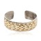 Certified Authentic Navajo Nickel Handmade Native American Brass Bracelet 13113