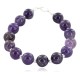 Certified Authentic Navajo Nickel Natural Amethyst Native American Bracelet 13064-5