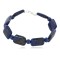 Certified Authentic Navajo Nickel Natural Lapis Native American Bracelet 13065-3