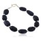 Certified Authentic Navajo Nickel Natural Purple Goldstone Native American Bracelet 12920-6