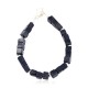Certified Authentic Navajo Nickel Natural Purple Goldstone Native American Bracelet 13038-2