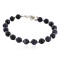 Certified Authentic Navajo Nickel Natural Purple Goldstone Native American Bracelet 13039-15