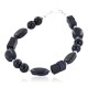 Certified Authentic Navajo Nickel Natural Purple Goldstone Native American Bracelet 13063-2