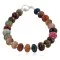 Navajo Nickel Quartz Multicolor Stones Bracelet 13035-1 Navajo Nickel Quartz Multicolor Stones Bracelet 13035-1