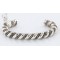Certified Authentic Navajo Rope Style .925 Sterling Silver Cuff Native American Bracelet 390822845229